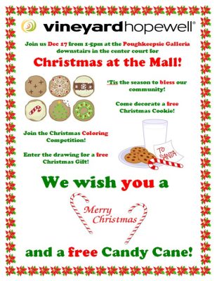 Christmas at the Mall 2023 Flyer