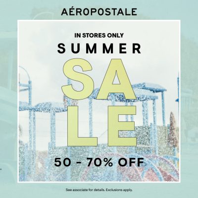 Aeropostale Campaign 231 Super Big Deals at Aeros Summer Sale EN 1080x1080 1