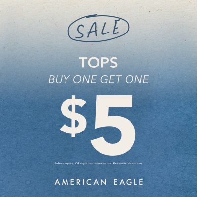 American Eagle Outfitters Campaign 78 American Eagle Tops Buy One Get One for 5 EN 800x800 1