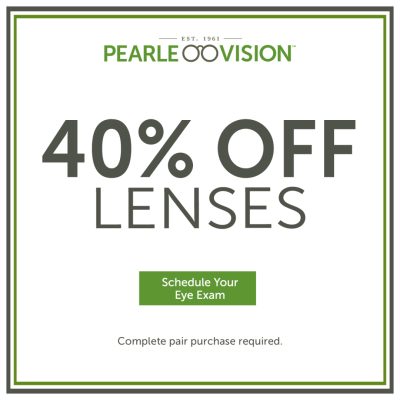 Pearle Vision Campaign 748 40 off lenses EN 1080x1080 1